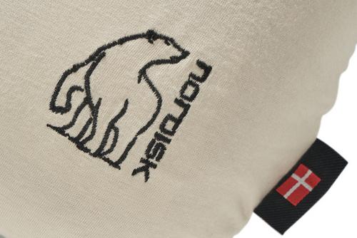 Rückansicht von Nordisk AFTEN PEANUT PILLOW Isomatte Sandshell