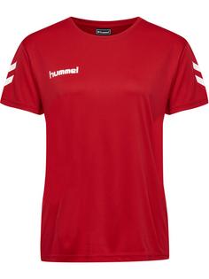 hummel CORE POLY TEE WOMAN S/S Funktionsshirt Damen TRUE RED