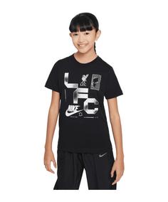 Nike FC Liverpool Futura T-Shirt Kids Fanshirt Kinder grau