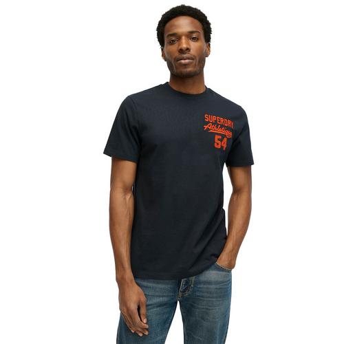 Rückansicht von Superdry T-Shirt T-Shirt Herren Blau