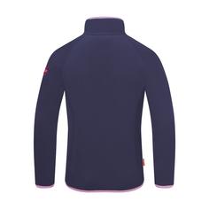 Rückansicht von Trollkids Nordland Fleecejacke Kinder Violettblau/Rosa