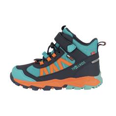 Trollkids Tronfjell mid Wanderschuhe Kinder Atlantisblau/Dunkelblau/Orange