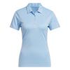 adidas Solid Performance Short Sleeve Funktionsshirt Damen - Clear Sky