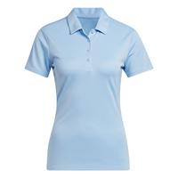 adidas Solid Performance Short Sleeve Poloshirt Funktionsshirt Damen - Clear Sky