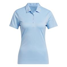 adidas Solid Performance Short Sleeve Poloshirt Funktionsshirt Damen Clear Sky