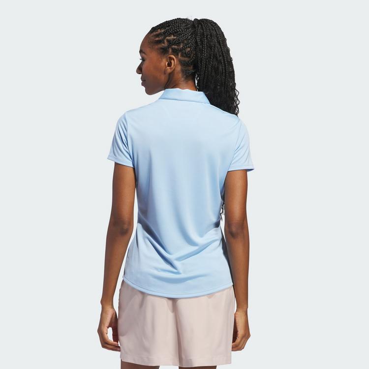 adidas adidas Solid Performance Short Sleeve Poloshirt Funktionsshirt Damen - Clear Sky - 1 | SportScheck