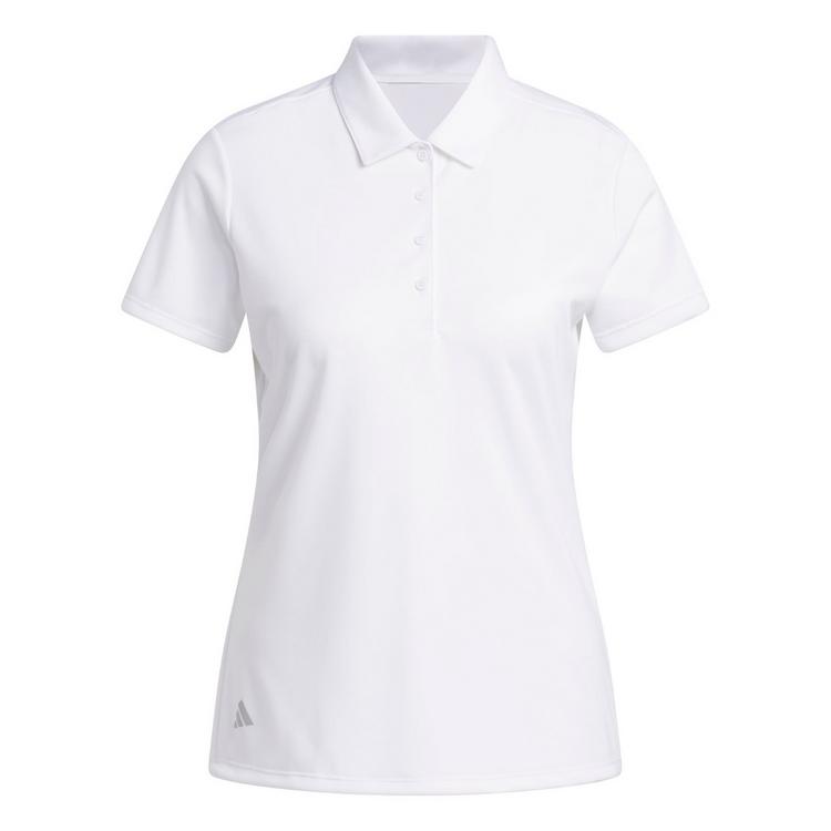 adidas adidas Solid Performance Short Sleeve Poloshirt Funktionsshirt Damen - White - 0 | SportScheck