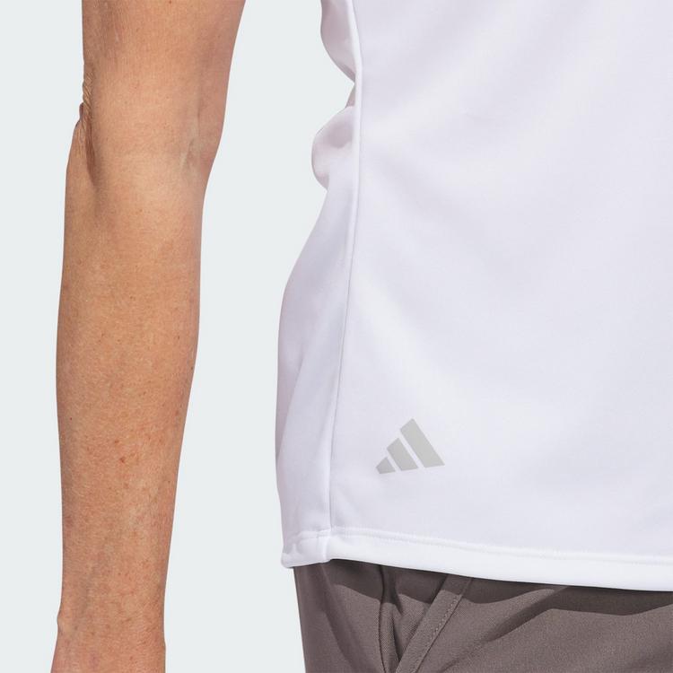 adidas adidas Solid Performance Short Sleeve Poloshirt Funktionsshirt Damen - White - 1 | SportScheck