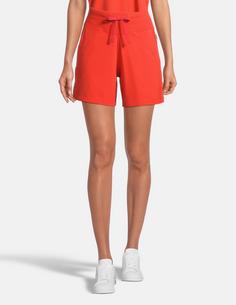 Rückansicht von VENICE BEACH VB Morla Shorts Damen sunset orange