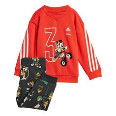 adidas Disney Micky Maus Jogginganzug Trainingsanzug Kinder Bright Red / Off White / Semi Spark