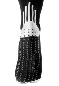 Rückansicht von liiteGuard PRO-TECH SOCK Sportsocken schwarz