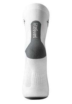 Rückansicht von liiteGuard ULTRALIGHT SOCK Sportsocken weiß
