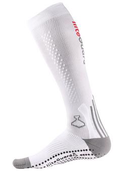 liiteGuard SHIN-TECH RUNNING SOCK Sportsocken weiß