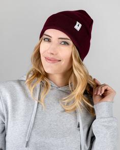 Rückansicht von NIKIN Treeanie Beanie bordeaux