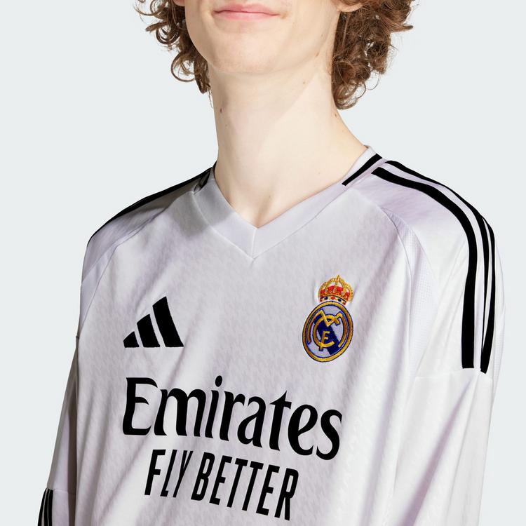 adidas adidas Real Madrid 24/25 Long Sleeve Heimtrikot Trikot Herren - White - 2 | SportScheck