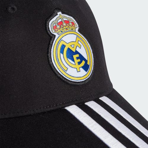 Rückansicht von adidas Real Madrid Home Baseball Kappe Cap Black / White