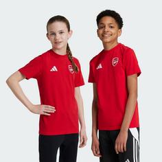 Rückansicht von adidas FC Arsenal Kids T-Shirt Fanshirt Kinder Better Scarlet
