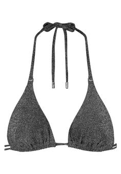 BEACHLIFE. Sea Glitter Bikini Oberteil Damen silver_glitter