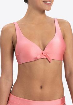 Rückansicht von BEACHLIFE. Pink Shine Bikini Oberteil Damen pink