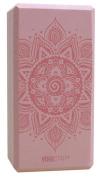 YOGISTAR Velvet Yoga Block - pink