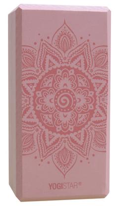 YOGISTAR Velvet Yoga Block pink