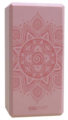 YOGISTAR Velvet Yoga Block pink