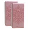 YOGISTAR Velvet (2er Set) Yoga Block - pink