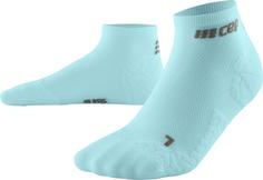 CEP ULTRALIGHT COMPRESSION SOCKS LOW CUT Laufsocken Herren light blue