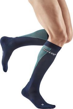 Rückansicht von CEP ULTRALIGHT COMPRESSION SOCKS KNEE-HIGH Laufsocken Herren blue/light blue