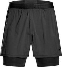 CEP ULTRALIGHT SHORTS 2IN4 Funktionsshorts Herren black