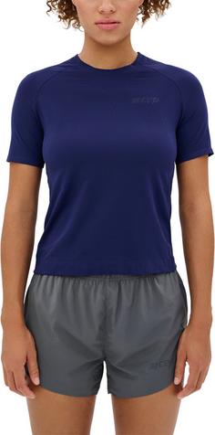 Rückansicht von CEP ULTRALIGHT SHIRT SHORT SLEEVE Laufshirt Damen dark blue