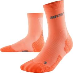 CEP ULTRALIGHT COMPRESSION SOCKS MID CUT Laufsocken Damen coral/cream