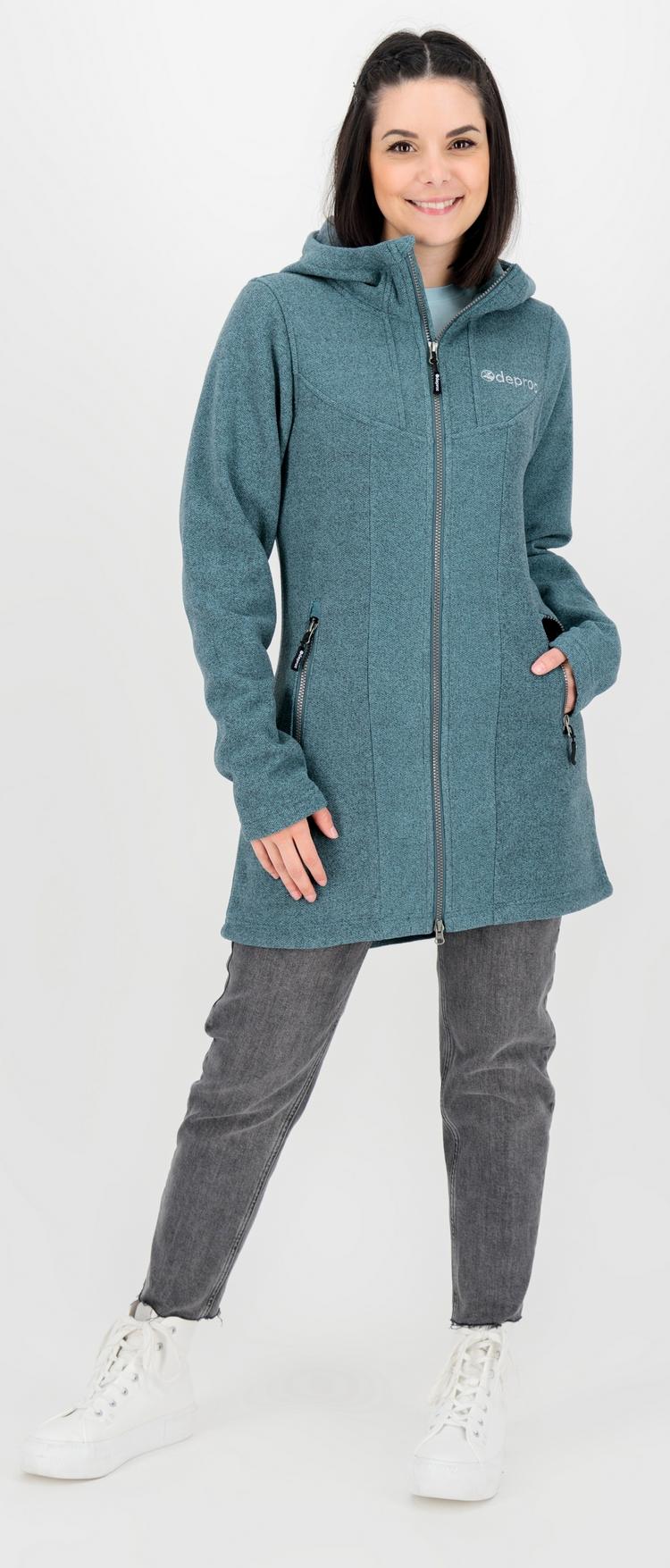 DEPROC active DEPROC active GLORY APRIL Strickfleece Damen - blau - 1 | SportScheck