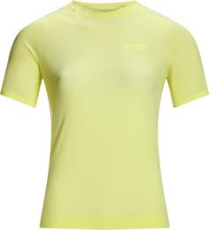 CEP ULTRALIGHT SHIRT SHORT SLEEVE Laufshirt Damen lime