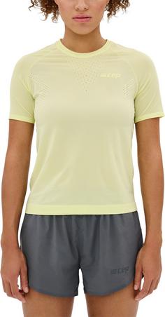 Rückansicht von CEP ULTRALIGHT SHIRT SHORT SLEEVE Laufshirt Damen lime