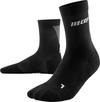 CEP ULTRALIGHT COMPRESSION SOCKS MID CUT Socken Damen - black/grey