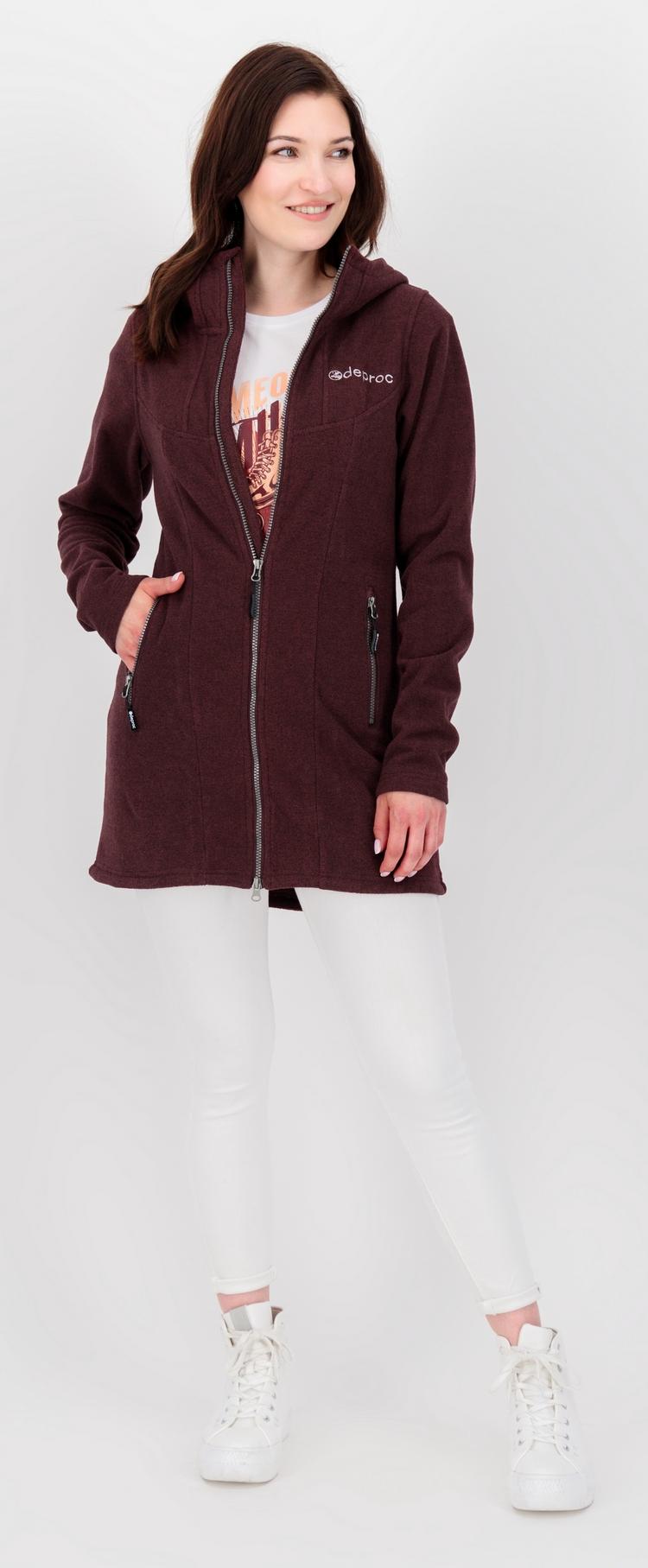 DEPROC active DEPROC active GLORY APRIL Strickfleece Damen - rot - 2 | SportScheck