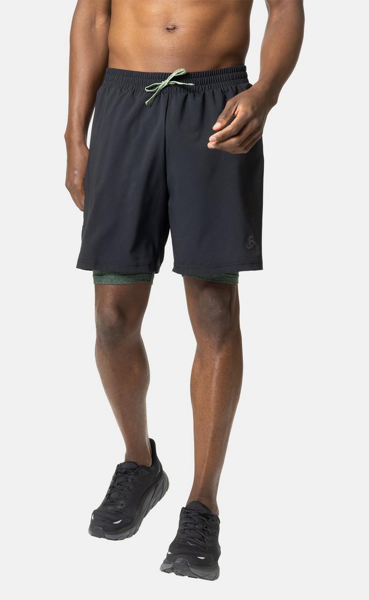 Odlo Odlo ESSENTIAL 365 7 INCH Funktionsshorts Herren - black - loden frost(60281) - 5 | SportScheck