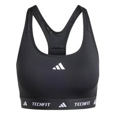 adidas TECHFIT Medium-Support Sport-BH Sport-BH Damen Black