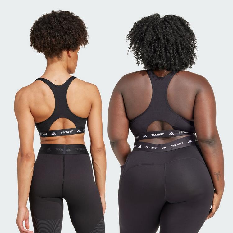 adidas adidas TECHFIT Medium-Support Sport-BH BH Damen - Black - 1 | SportScheck