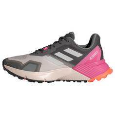 adidas TERREX Soulstride Trailrunning-Schuh Wanderschuhe Damen Putty Mauve / Grey One / Pink Fusion