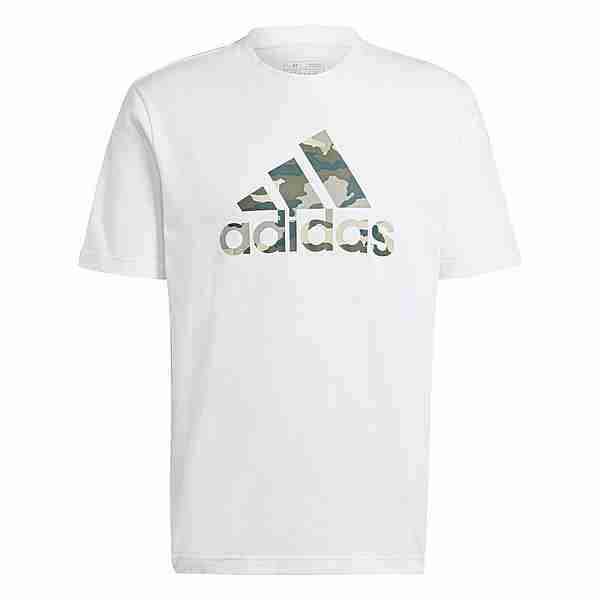 adidas Camo Badge of Sport Graphic T-Shirt T-Shirt Herren White