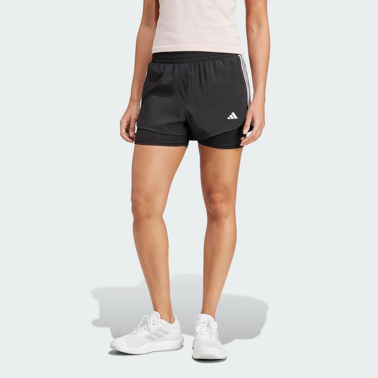 adidas adidas Pacer 3-Streifen Training Woven Shorts Funktionsshorts Damen - Black - 0 | SportScheck