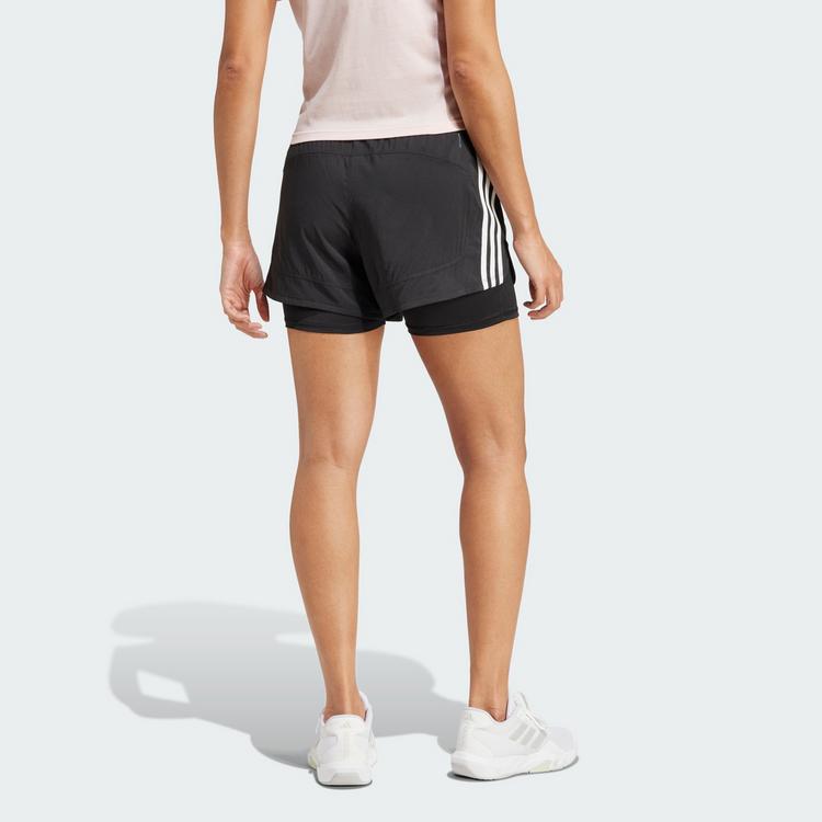 adidas adidas Pacer 3-Streifen Training Woven Shorts Funktionsshorts Damen - Black - 1 | SportScheck