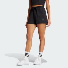 Rückansicht von adidas ALL SZN French Terry Shorts Funktionsshorts Damen Black