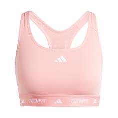 adidas TECHFIT Medium-Support Sport-BH Sport-BH Damen Semi Pink Spark