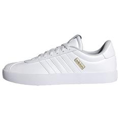 adidas VL Court 3.0 Schuh Sneaker Cloud White / Cloud White / Gold Metallic