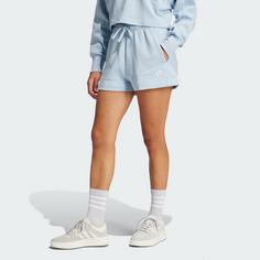 Rückansicht von adidas ALL SZN French Terry Shorts Funktionsshorts Damen Wonder Blue