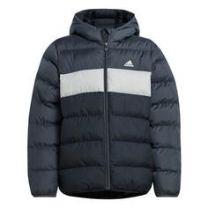 adidas Synthetic Down Jacke Funktionsjacke Kinder Grey Six / Grey Two / Black