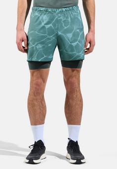 Rückansicht von Odlo Laufhose Herren arctic(40259)